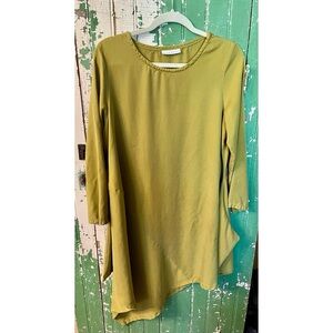 Bryn Walker Asymmetric Tunic Top Size Small